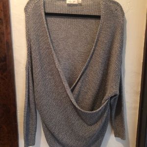 Grey slouchy sweater